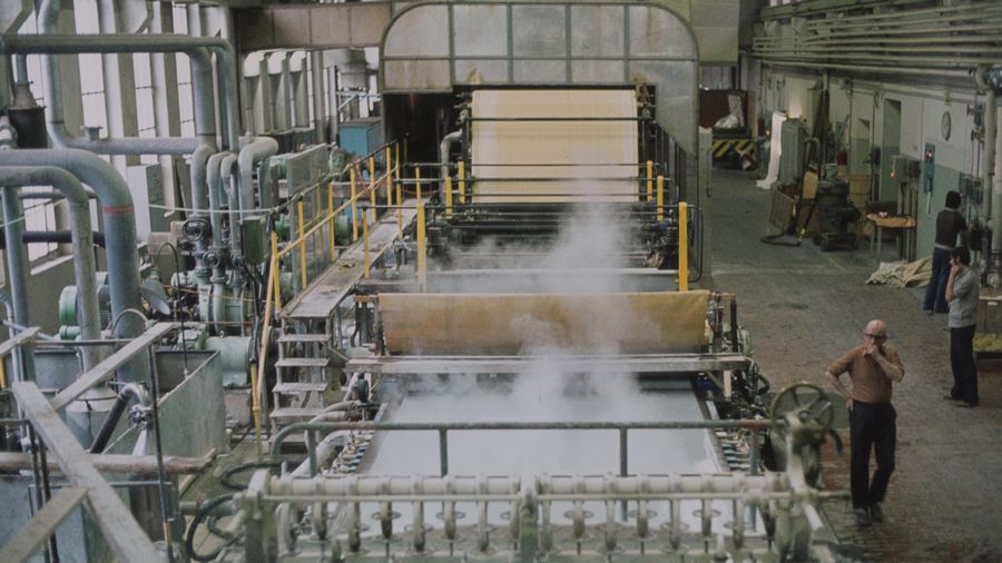 Blick in die Fabrikhalle