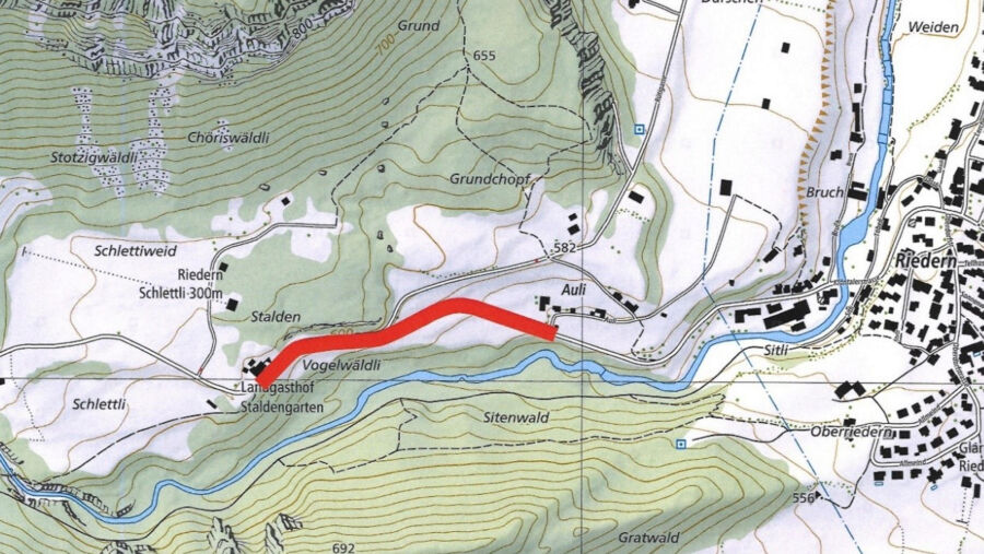 Situationsplan swisstopo