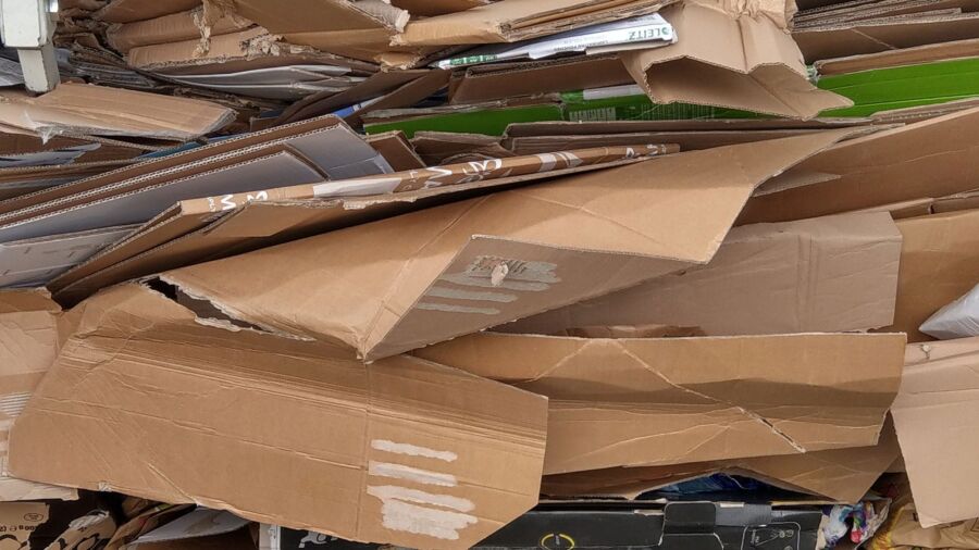 Karton-Recycling