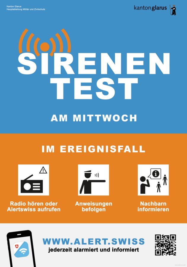 Sirenentestplakat
