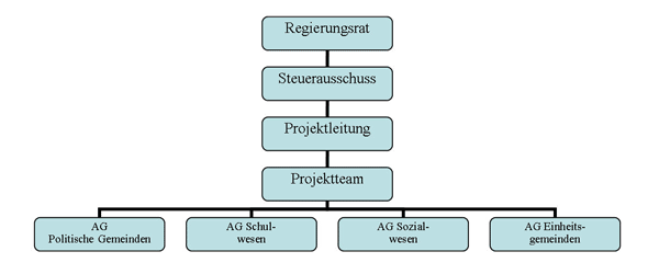 Grafik Projektorganisation